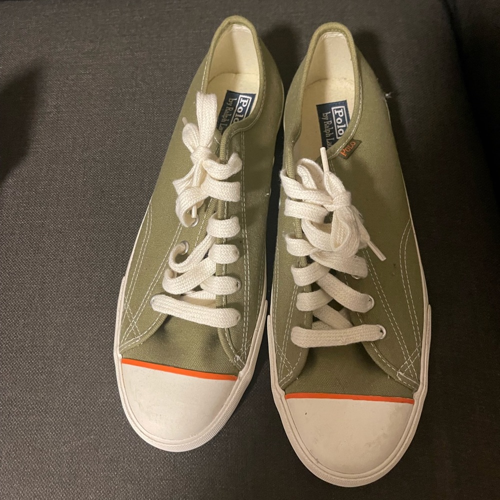 Brand new Ralph Lauren canvas sneakers for men - Size 12